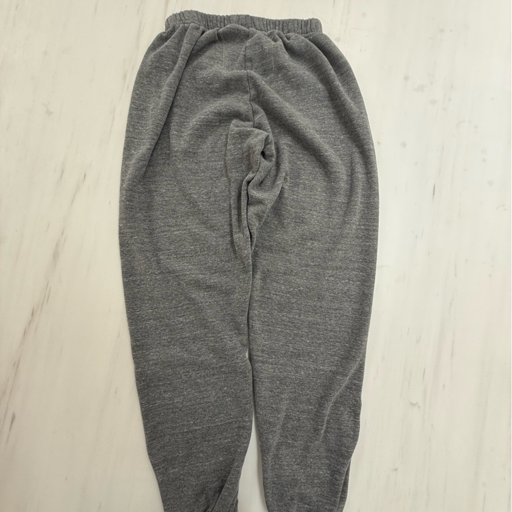 Aviator Nation Gray Joggers with Red Heart Women’s SMALL - Picture 3 of 6